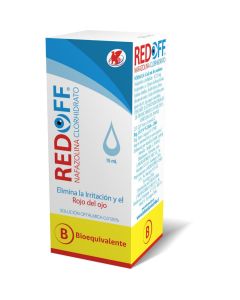 Red Off - 0,0125% Nafazolina - 15ml Solución Oftálmica  
