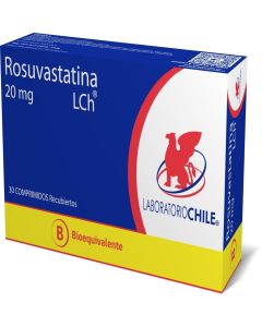 Rosuvastatina 20 mg - 30 Comprimidos Recubiertos