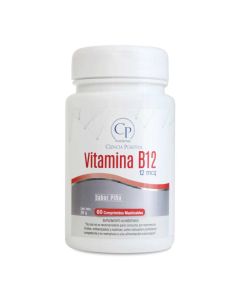 Vitamina B12 12mcg - 60 Comprimidos Masticables