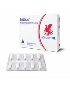 Trittico - 100mg Trazodona Clorhidrato - 20 Comprimidos Recubiertos