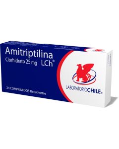 Amitriptilina 25mg 24 comprimidos recubiertos