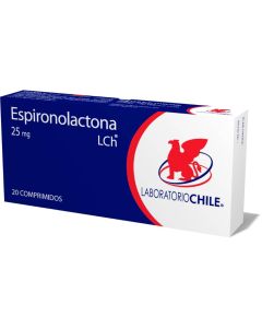 Espironolactona 25mg 20 comprimidos