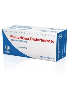 Flunarizina Diclorhidrato 5mg - 30 Comprimidos