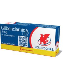 Glibenclamida 5mg - 60 Comprimidos