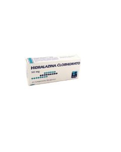 Hidralazina Clorhidrato 50mg - 20 Comprimidos Recubiertos