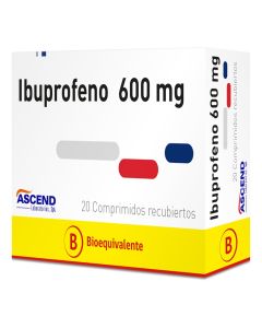 Ibuprofeno 600mg - 20 Comprimidos Recubiertos