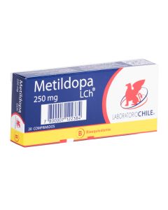 Metildopa 250mg - 20 Comprimidos