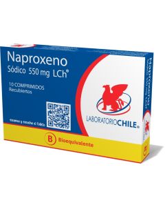 Naproxeno 550mg  - 10 Comprimidos Recubiertos