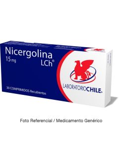 Nicergolina 15mg 30 comprimidos
