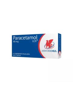 Paracetamol 80mg - 16 Comprimidos Masticables