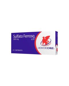 Sulfato Ferroso 200mg 20 comprimidos