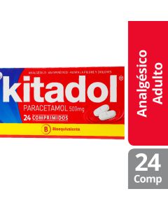 Kitadol - 500mg Paracetamol - 24 Comprimidos