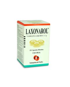 Laxonarol - 1,1gr Vaselina Líquida - 25 Cápsulas Blandas