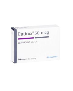 Eutirox 50mcg 50 comprimidos