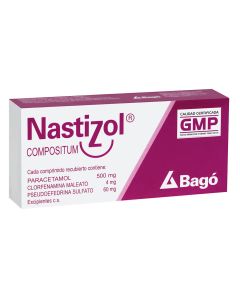 Nastizol Compositum - 10 Comprimidos Recubiertos