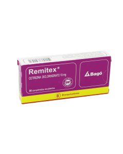 Remitex 10mg 30 comprimidos recubiertos