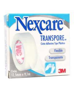 Nexcare Transpore 12,5mm 9,1m cinta adhesiva