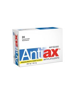 Antiax 480/100mg 24 Comprimidos masticables