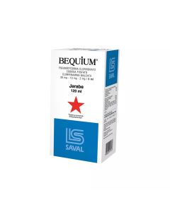 Bequium Pseudoefedrina / Codeina / Clorfenamina Jarabe 120ml