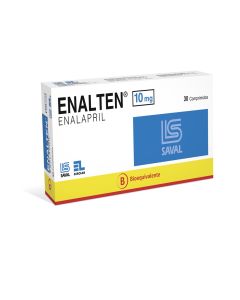 Enalten - 10mg Enalapril Maleato - 30 Comprimidos