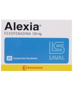 Alexia - 120mg Fexofenadina - 10 Comprimidos Recubiertos