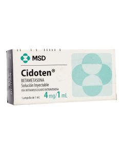 Cidoten - 4mg/ml Betametasona - 1 Ampolla de 1ml Solución Inyectable