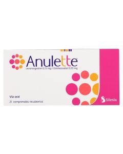 Anulette - 21 Comprimidos Recubiertos - Anticonceptivo Oral