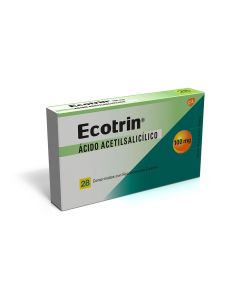 Ecotrin 100mg 28 Comprimidos con recubierto entérico