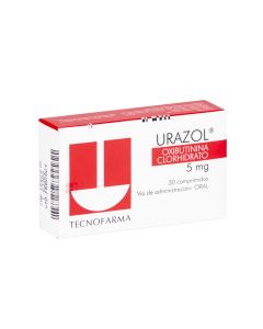 Urazol Oxibutinina Clorhidrato 5mg 30 Comprimidos