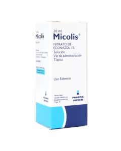 Micolis 1% 20mL solución tópica