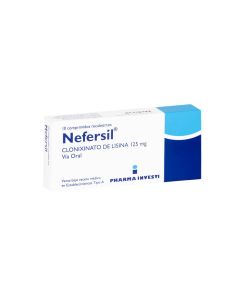 Nefersil 125mg 10 comprimidos recubiertos