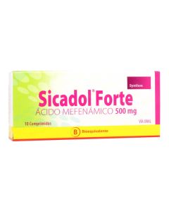 Sicadol Forte 500mg 10 comprimidos