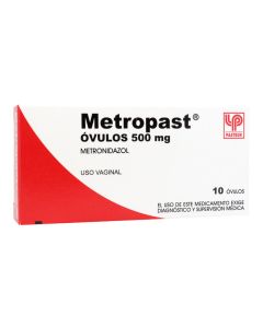 Metropast - 500mg Metronidazol - 10 Óvulos Vaginales