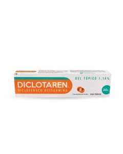 Diclotaren - 1,16% Diclofenaco Dietilamina - 30gr Gel Tópico