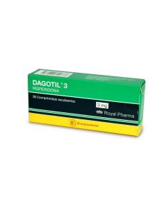 Dagotil 3 - 3mg Risperidona - 30 Comprimidos Recubiertos