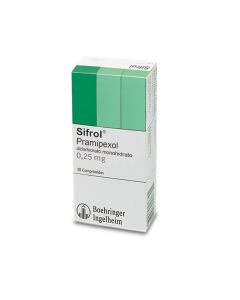 Sifrol Pramipexol 0,25mg 30 Comprimidos