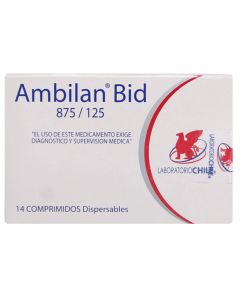 Ambilan Bid 875mg/125mg 14 comprimidos dispersables