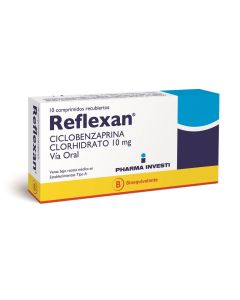 Reflexan 10mg 10 comprimidos recubiertos