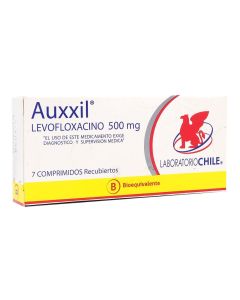 Auxxil - 500mg Levofloxacino - 7 Comprimidos Recubiertos