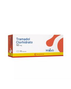 Tramadol Clorhidrato 50mg - 10 Cápsulas