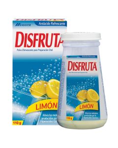 Disfruta Limon 110g Polvo efervecente para preparación oral