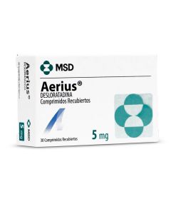 Aerius - 5mg Desloratadina - 30 Comprimidos Recubiertos