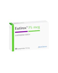 Eutirox 75mcg 50 comprimidos