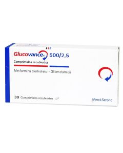 Glucovance 500/2,5 - 30 Comprimidos Recubiertos