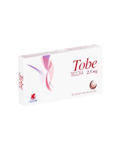 Tobe Tibolona 2,5Mg 30 Comprimidos Recubiertos