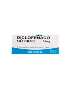 Diclofenaco 50mg - 10 Comprimidos con Recubrimiento Entérico