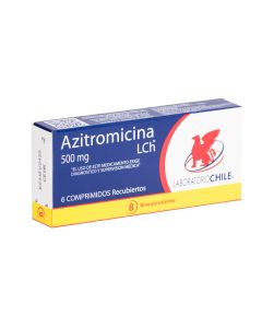 Azitromicina 500mg 6 comprimidos recubiertos