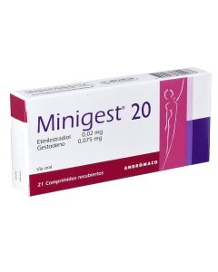 Minigest 0,02 mg;0,075 mg 21 comprimidos recubiertos