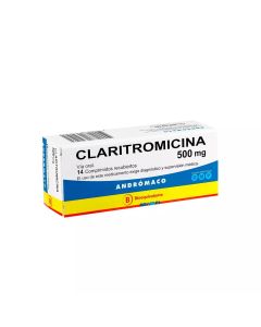 Claritromicina 500mg - 14 Comprimidos Recubiertos