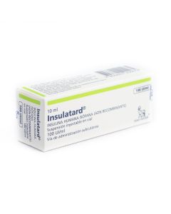 Insulatard - 100UI/ml Insulina Humana Isófana - 10ml Solución Inyectable